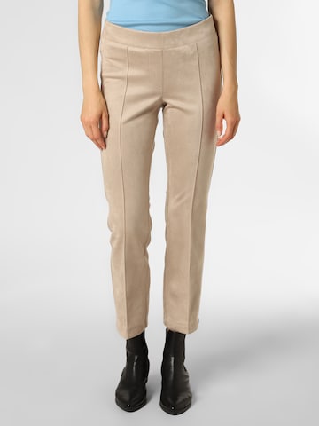 Cambio Broek 'Ranee' in Beige: voorkant