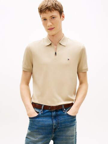 TOMMY HILFIGER Poloshirt in Beige: Vorderseite