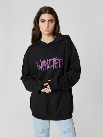 About You x Nils Kuesel Sweatshirt 'Denny' in Black: front