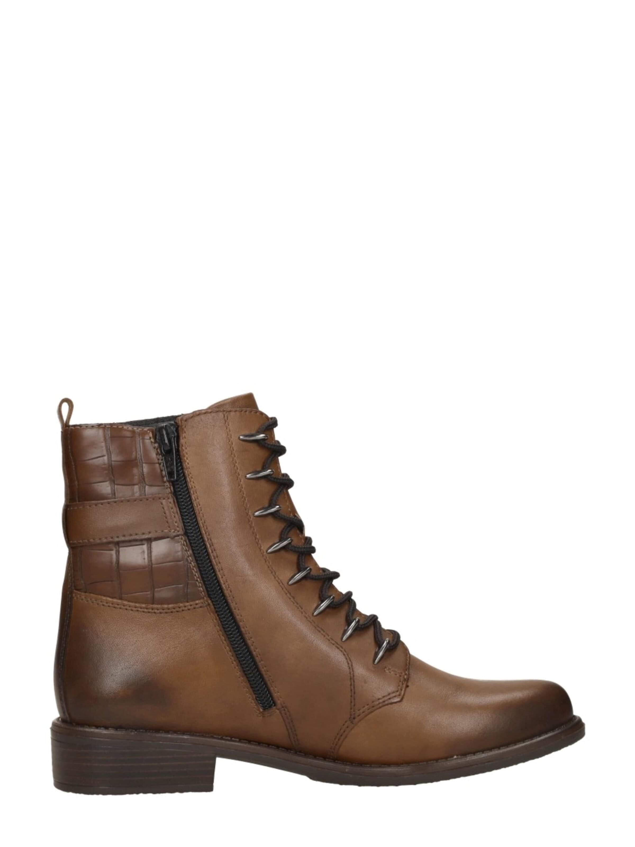 REMONTE Lace-up bootie in Brown
