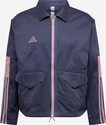 Veste de sport 'TIRO' ADIDAS SPORTSWEAR en bleu : devant