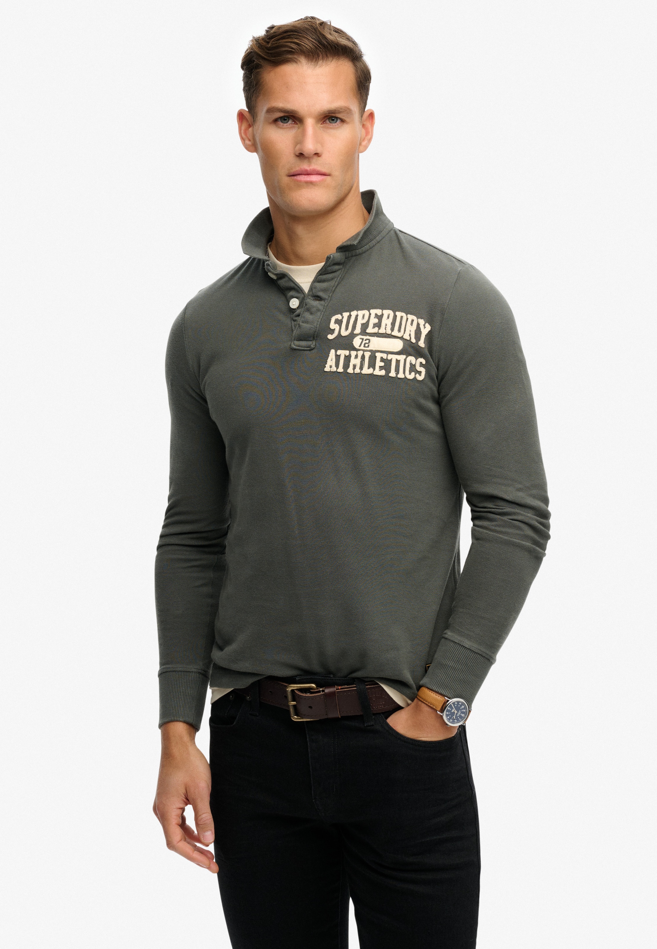 Superdry & Co Shirt in Grijs: voorkant
