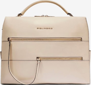 Piquadro Laptoptasche in Beige: Vorderseite
