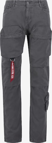 ALPHA INDUSTRIESregular Cargo hlače 'Tactical' - siva boja: prednji dio