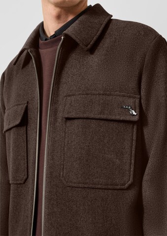 QS Between-Season Jacket in Brown: front