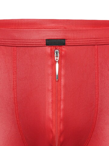 Manstore Boxer shorts ' M510 Zipped Pants ' in Red