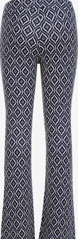 WE Fashion - Acampanado Leggings en azul