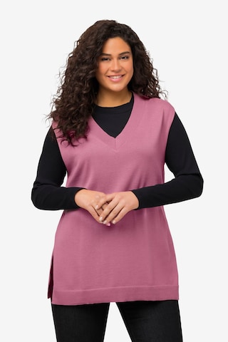 Ulla Popken Sweater in Pink: front