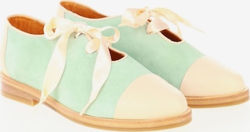 MAISON SHOESHIBAR Flats & Loafers in 36 in Green: front