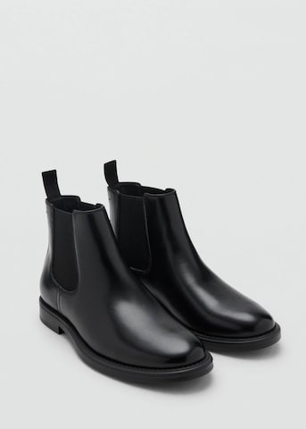 MANGO MAN Chelsea Boots 'London' in Black