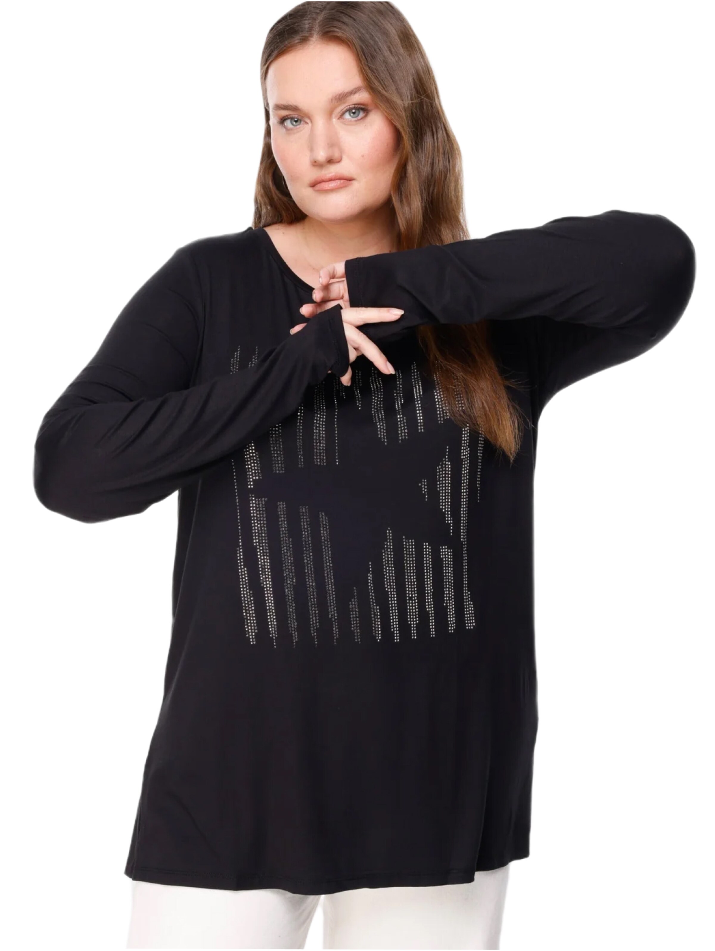 T-shirt Shape Of You en noir : devant