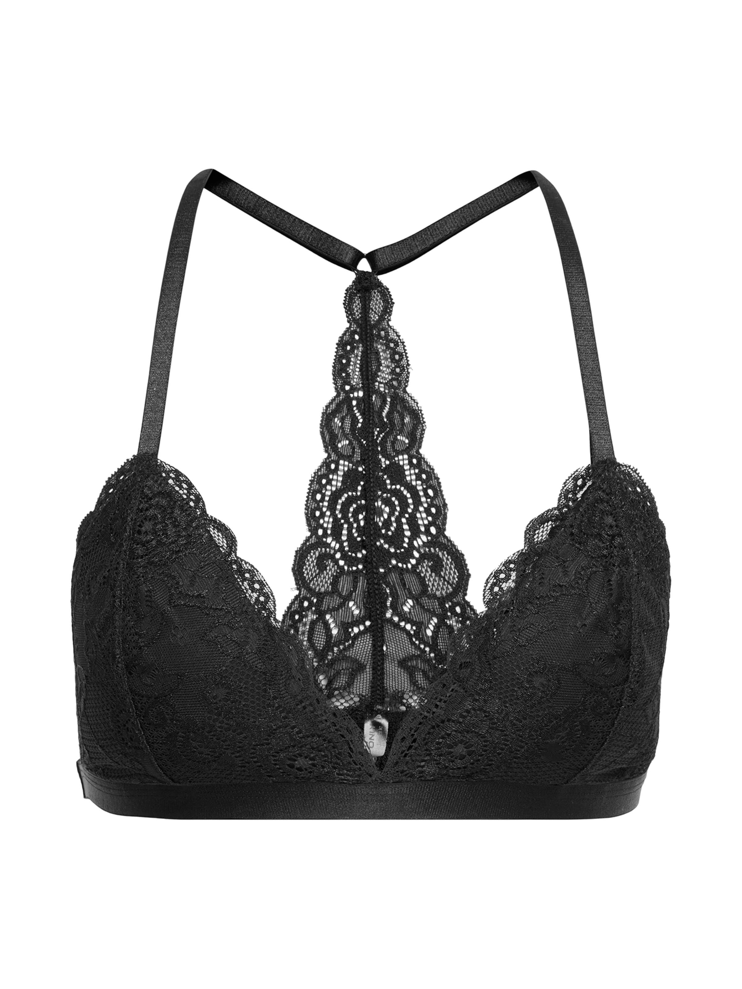 ONLY Triangel BH 'ONLCHLOE' in Zwart: voorkant