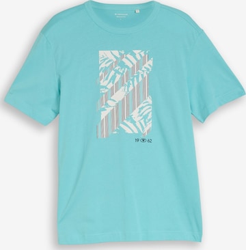 T-Shirt TOM TAILOR en vert : devant