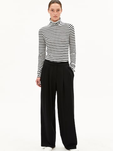 ARMEDANGELS Longsleeve STRIPES in Schwarz