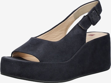 Sandales Högl en bleu : devant