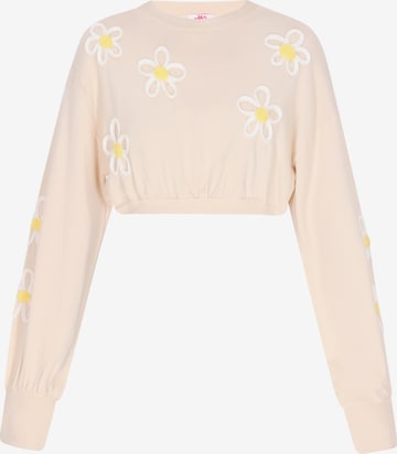 MYMO Sweter 'Back To School' w kolorze biały: przód