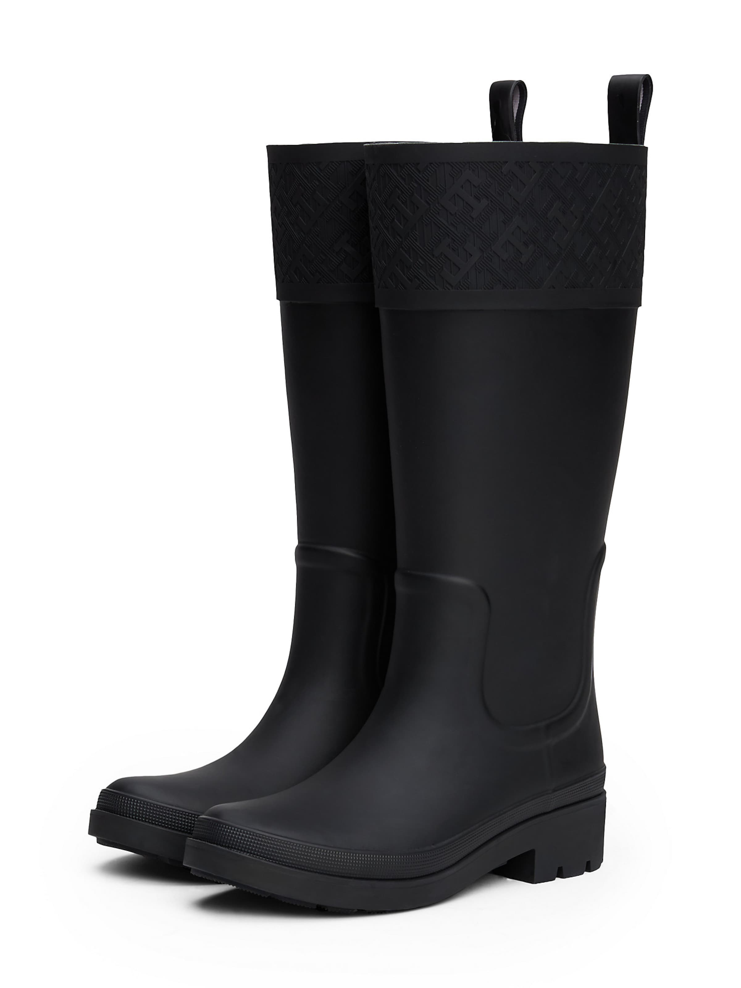 All black rain boots sale