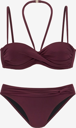 LASCANA Bikini in bordeaux, Produktansicht