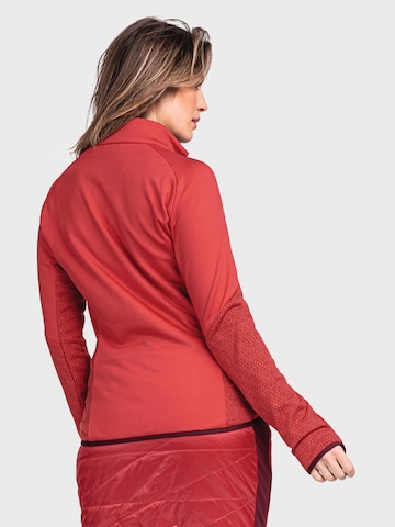 Schöffel Functionele fleece jas in Rood