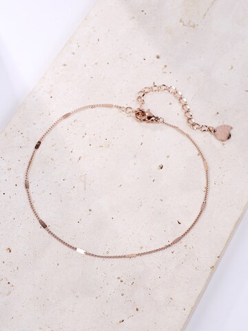Hey Happiness Voetsieraden 'Flat Links' in Goud