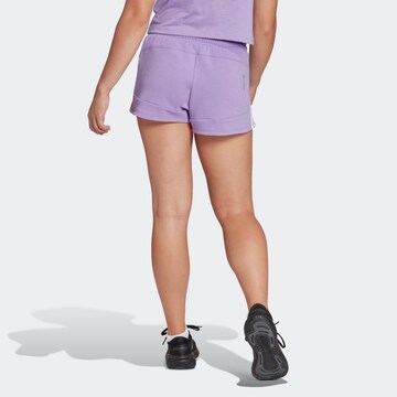 ADIDAS PERFORMANCE Regular Sportshorts 'Train Essentials' in Lila