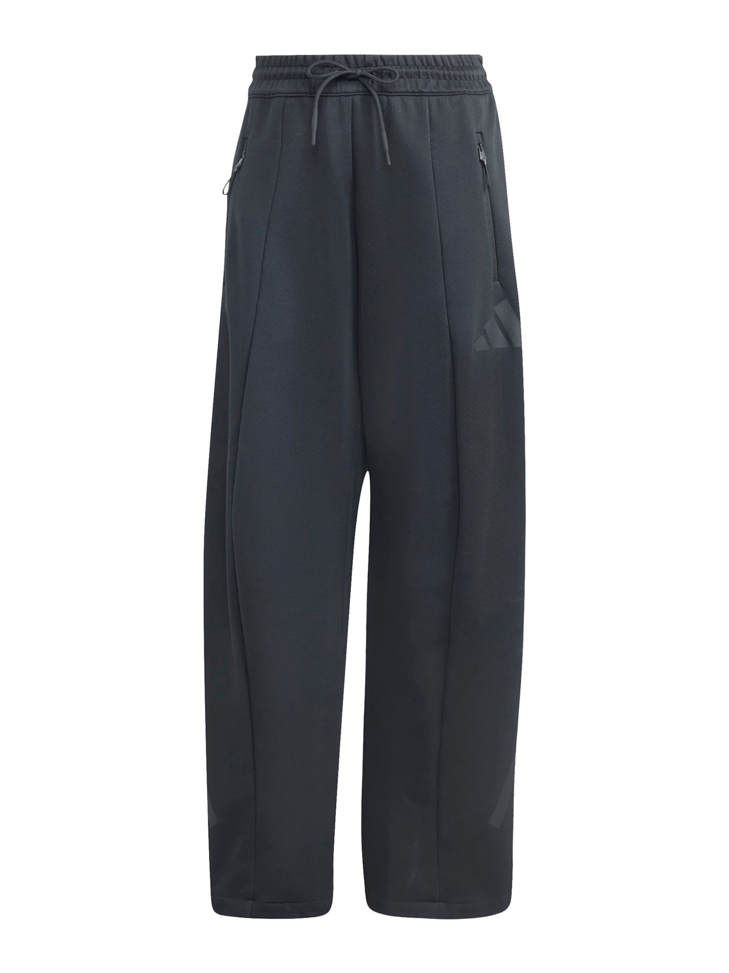 ADIDAS SPORTSWEAR Voľný strih Športové nohavice 'Z.N.E.' - Čierna: predná strana