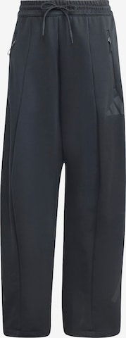 juoda ADIDAS SPORTSWEAR Laisvas Sportinės kelnės 'Z.N.E.': priekis