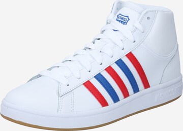 K-SWISS Hög sneaker 'Court Winston' i vit: framsida