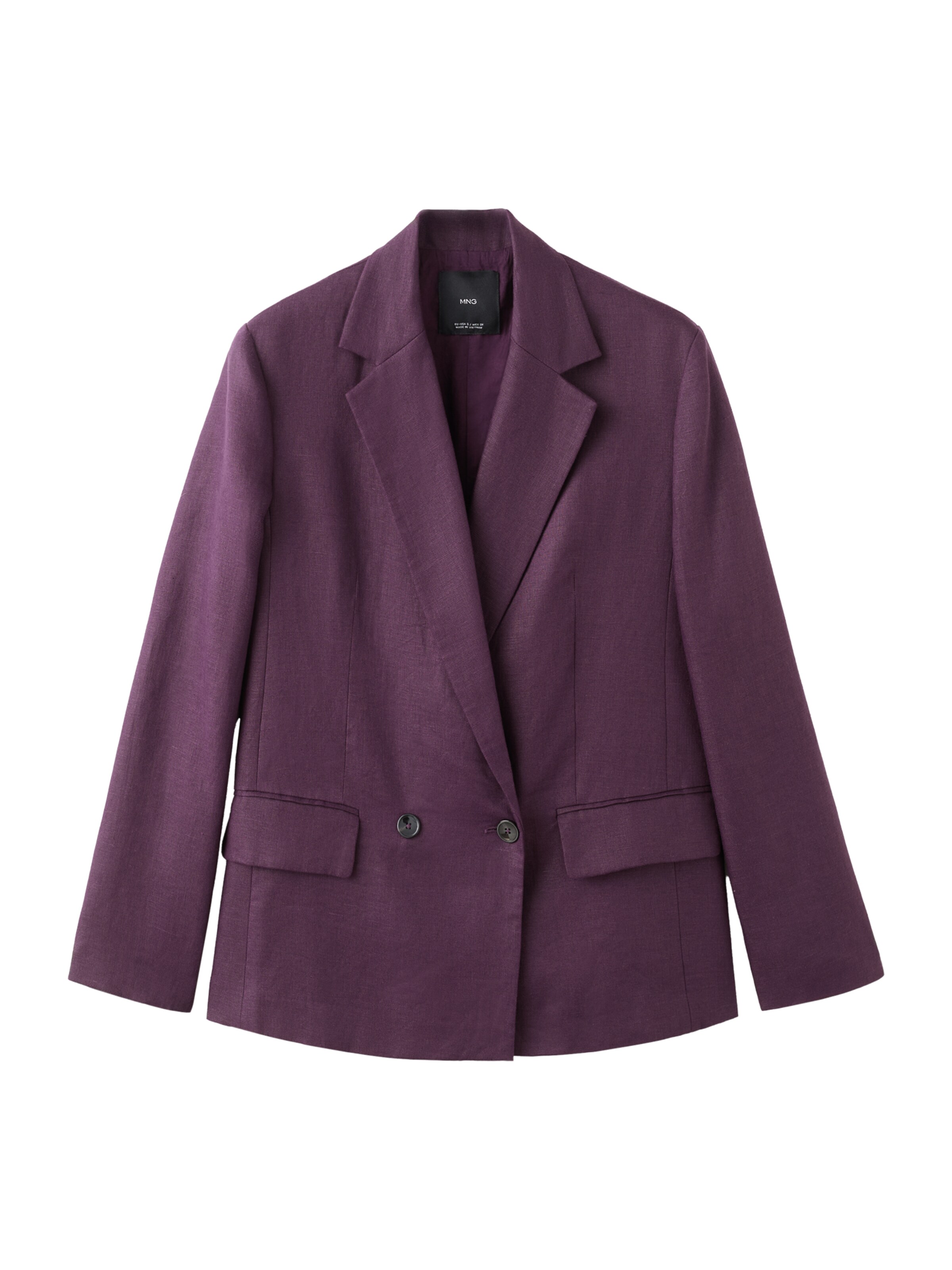 MANGO Blazer 'TEMPOLI' in Purple: front