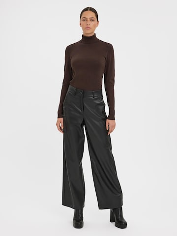 VERO MODA Wide Leg Hose 'OLIVIA' in Schwarz