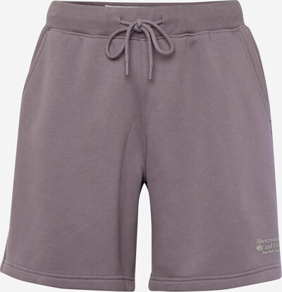 Abercrombie & Fitch Pantalon en gris clair / violet, Vue avec produit