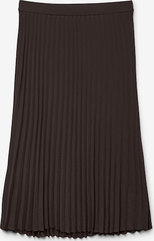 Gonna 'VMCalva' di Vero Moda Curve in marrone: frontale