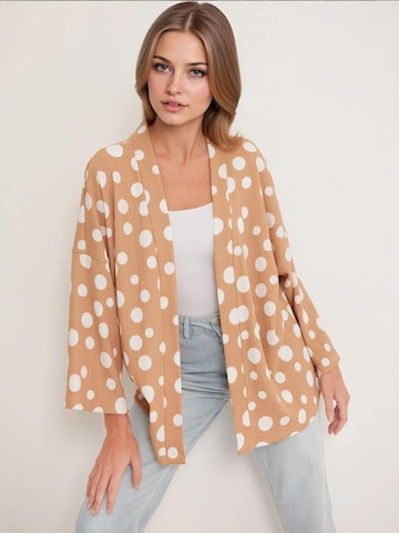 Bigdart - Kimono em bege: frente