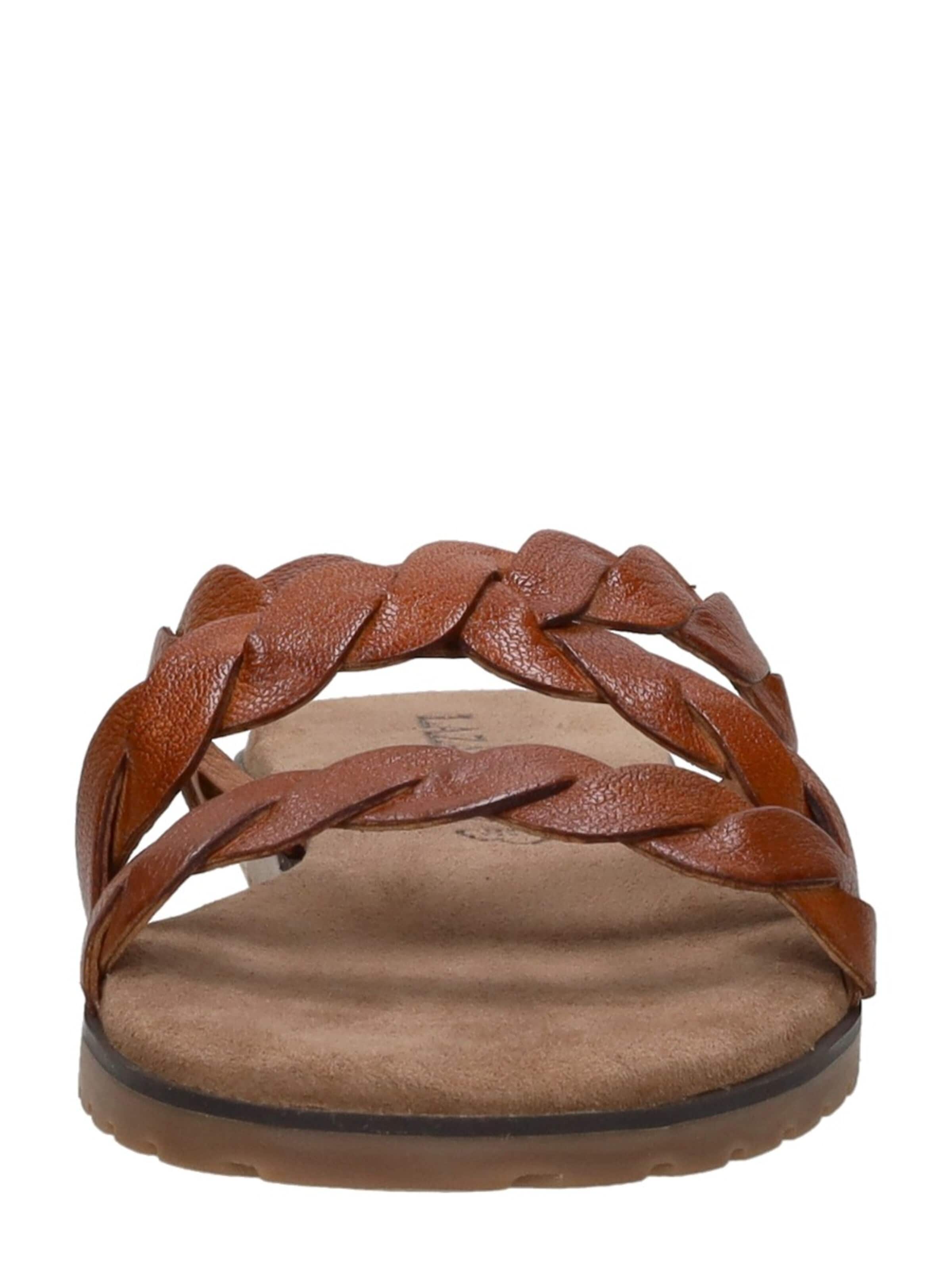 LAZAMANI Mule 'Open Teen' in Brown