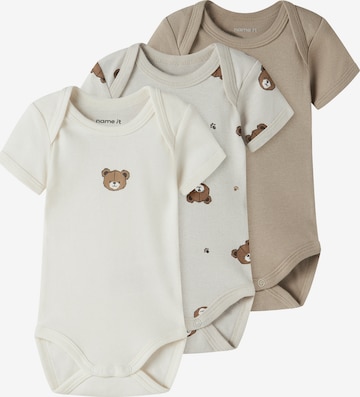 NAME IT Potkuhousut/body värissä beige: etupuoli