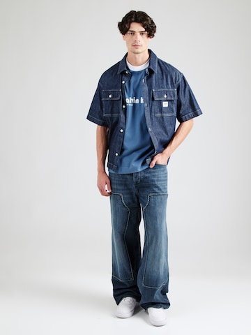 mėlyna Calvin Klein Jeans Marškinėliai