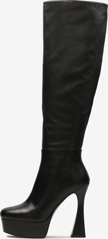 Kazar Studio Over the Knee Boots in Black: front