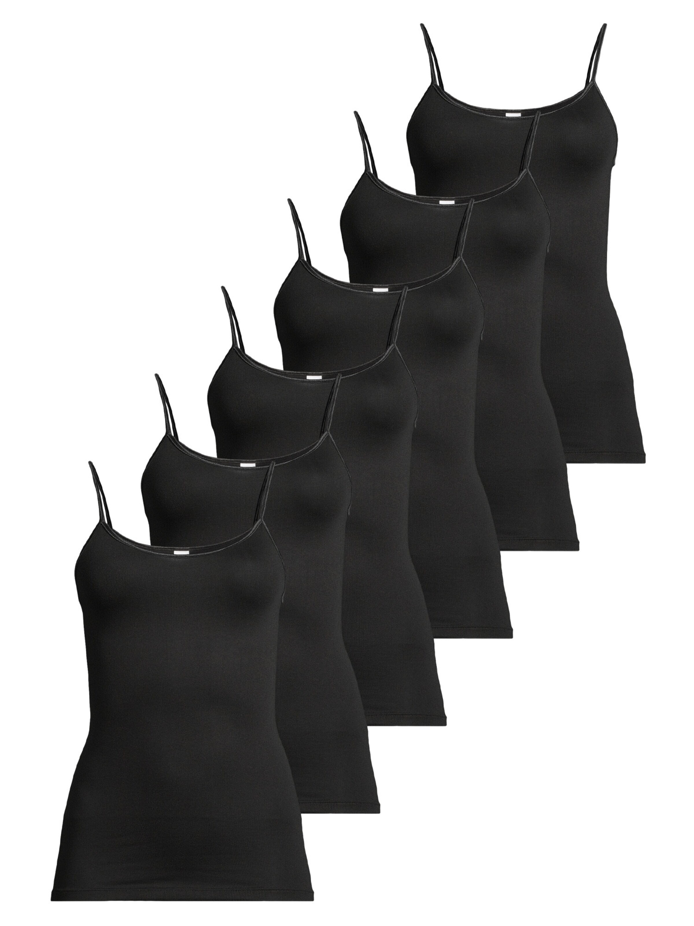 CON-TA Unterhemd 'Modal'‌‌‌‌‌‌‌‌‌ in Schwarz: Vorderseite