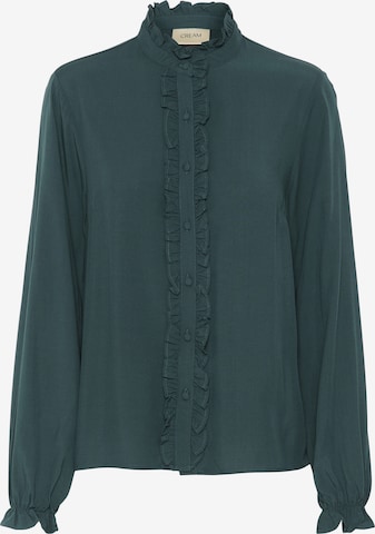 Chemisier 'CR Venea' Cream en vert : devant