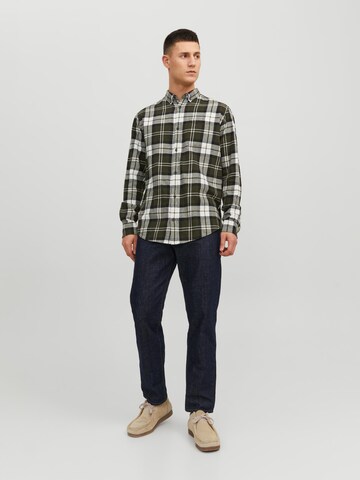 JACK & JONES Regular Fit Hemd in Grün