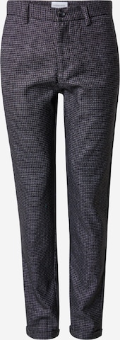 Lindbergh Regular Chinohousut värissä harmaa: etupuoli