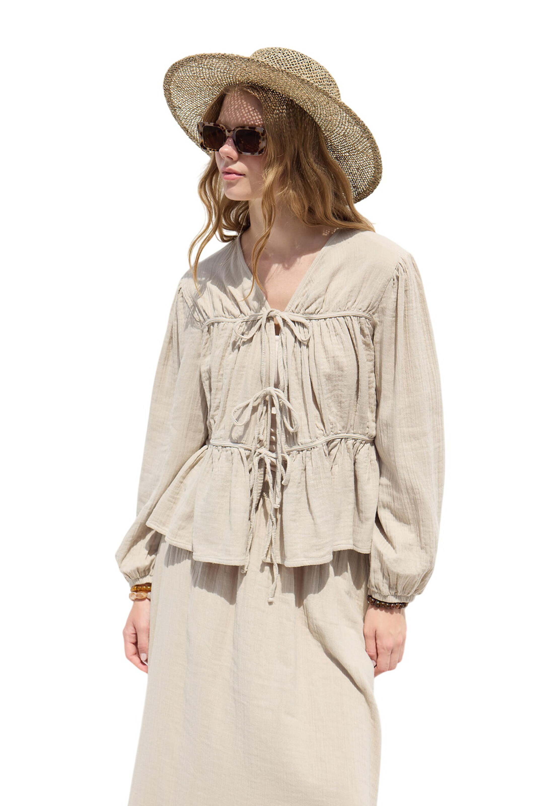 MANUKA Blouse in Wit