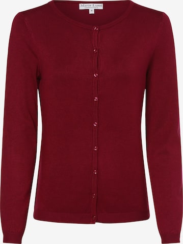 Marie Lund Knit Cardigan in Red: front