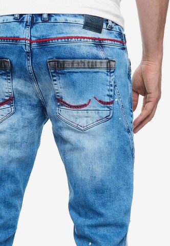 Rusty Neal Slimfit Jeans 'YOKOTE' in Blauw