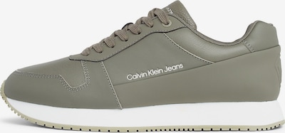 Calvin Klein Jeans Baskets basses en gris / blanc, Vue avec produit