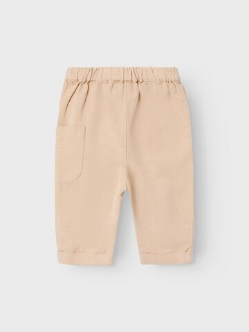 NAME IT Loose fit Trousers 'Faher' in Beige