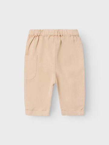 NAME IT Loosefit Housut 'Faher' värissä beige