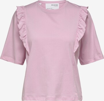 SELECTED FEMME Shirt 'Maggie' in Pink: front