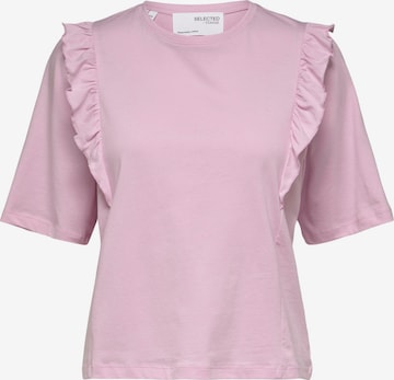 SELECTED FEMME Shirt 'Maggie' in Pink: front