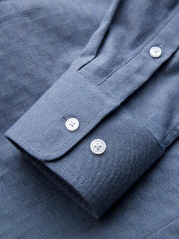 Ombre Slim fit Overhemd 'OM-SHCS-0175' in Blauw